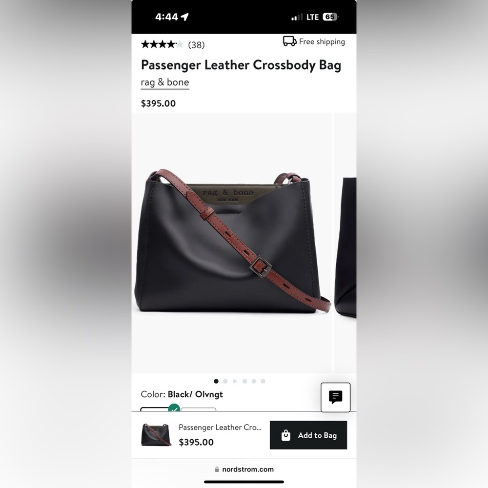 Rag & Bone Passenger Leather cross body bag
